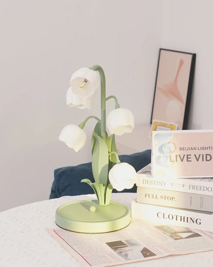 Bell Orchid Table Lamp | Elegant Floral Decorative Indoor Lighting