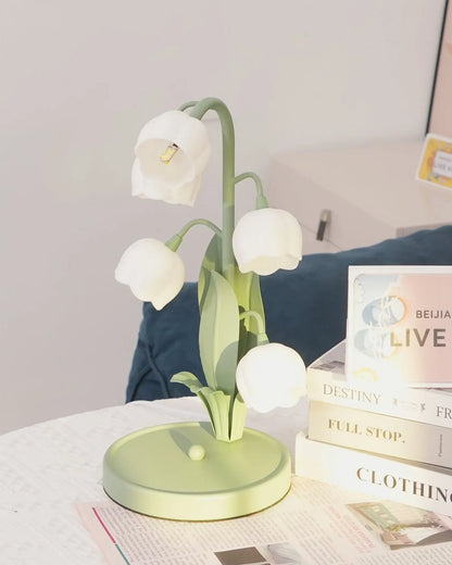 Bell Orchid Table Lamp | Elegant Floral Decorative Indoor Lighting