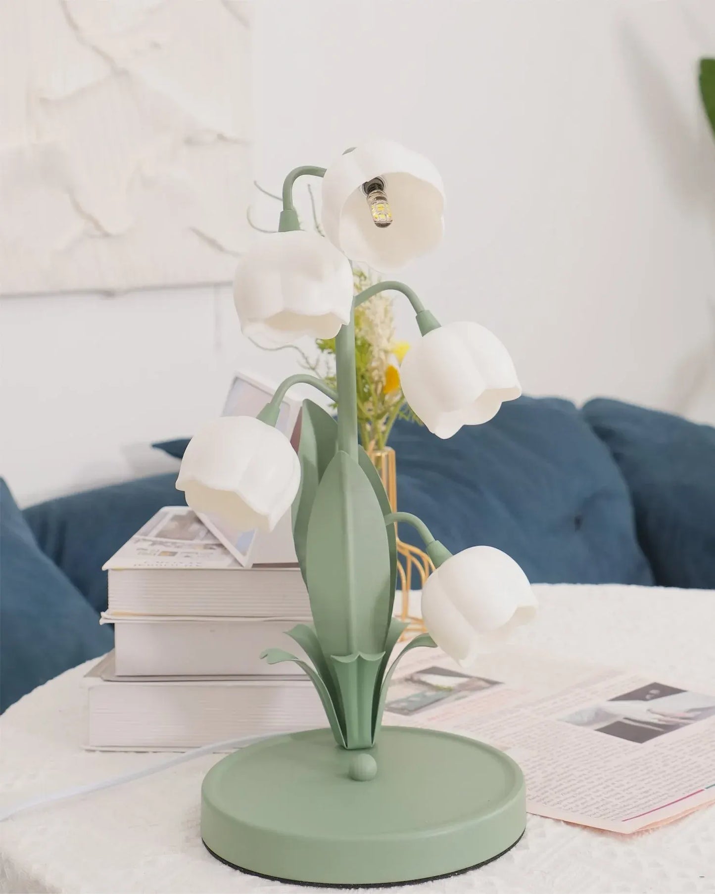 Bell Orchid Table Lamp | Elegant Floral Decorative Indoor Lighting