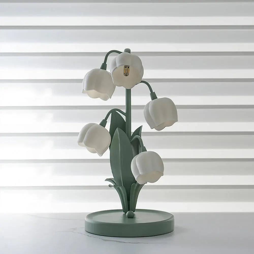 Bell Orchid Table Lamp | Elegant Floral Decorative Indoor Lighting