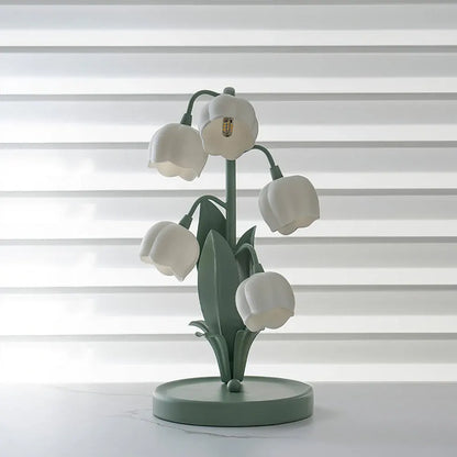 Bell Orchid Table Lamp | Elegant Floral Decorative Indoor Lighting
