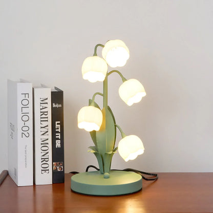 Bell Orchid Table Lamp | Elegant Floral Decorative Indoor Lighting