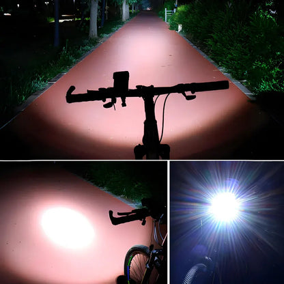 Bicycle Handlebar Mount with Light, Horn and Power Bank Combo