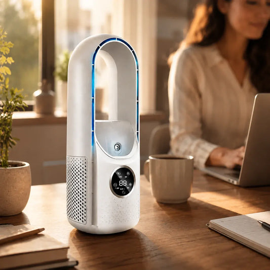 Bladeless Portable Air Cooler Fan
