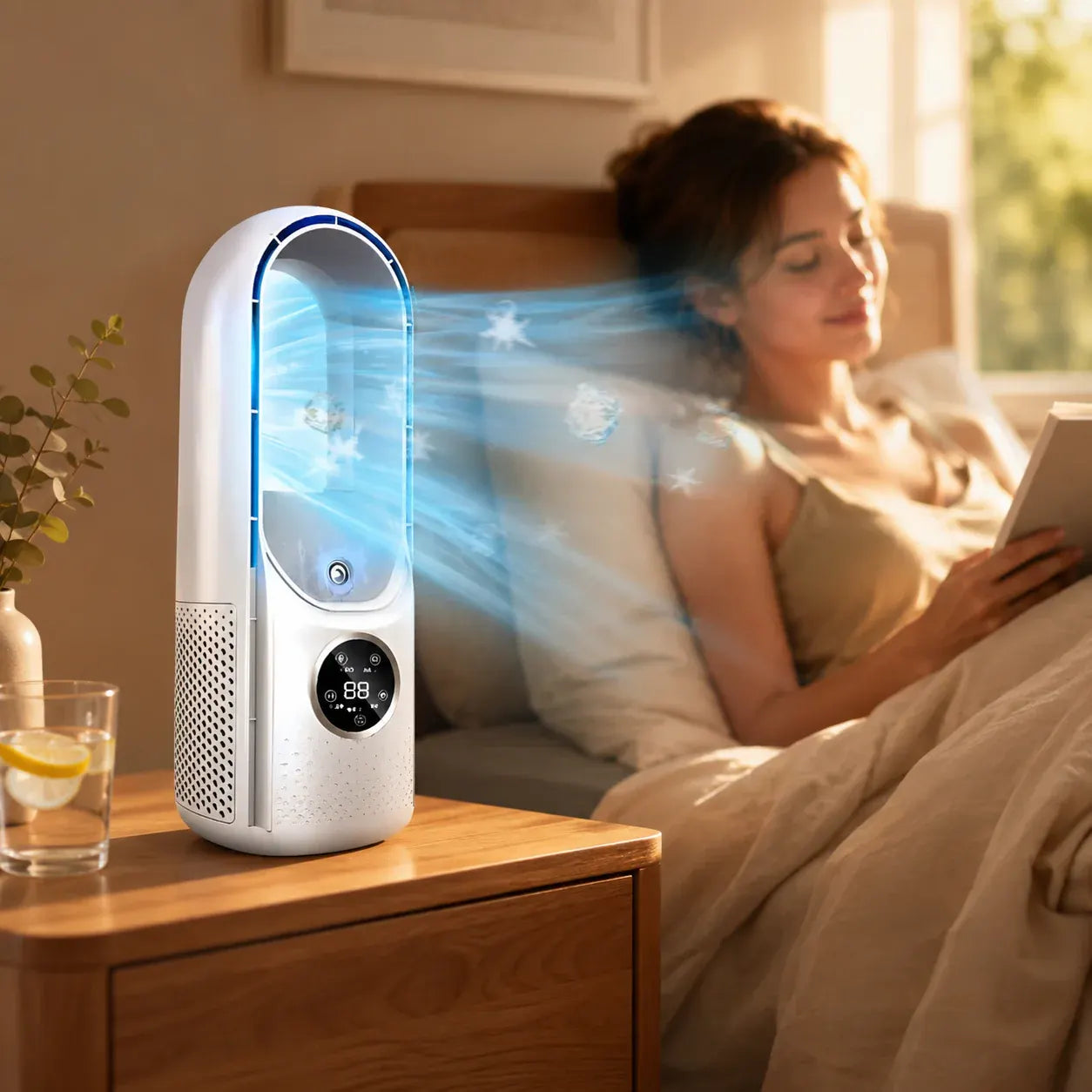 Bladeless Portable Air Cooler Fan