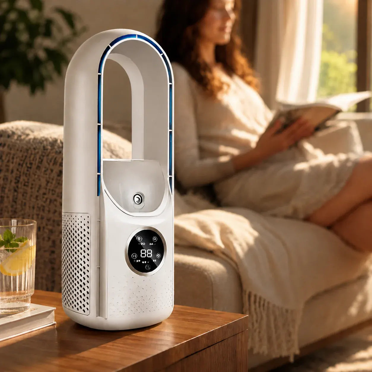Bladeless Portable Air Cooler Fan