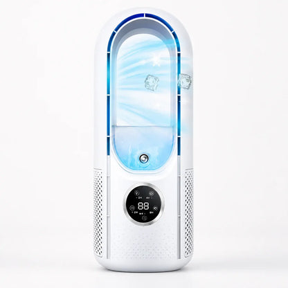 Bladeless Portable Cooling Fan with Quiet Air Conditioning