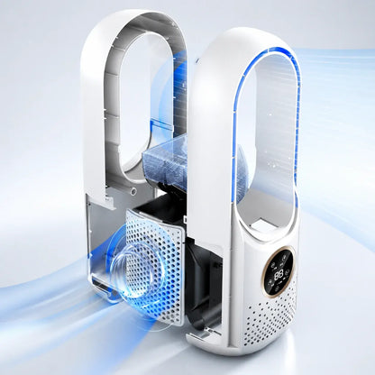 Bladeless Portable Desktop Cooling Fan Air Conditioner