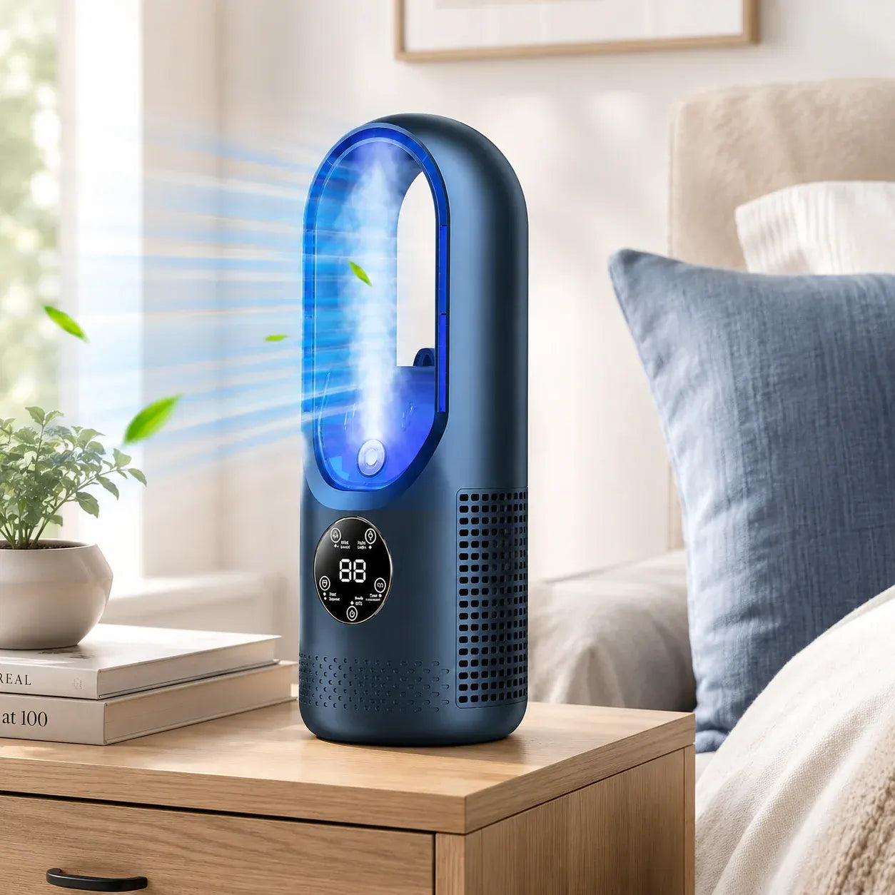 Bladeless Portable Desktop Cooling Fan Air Conditioner