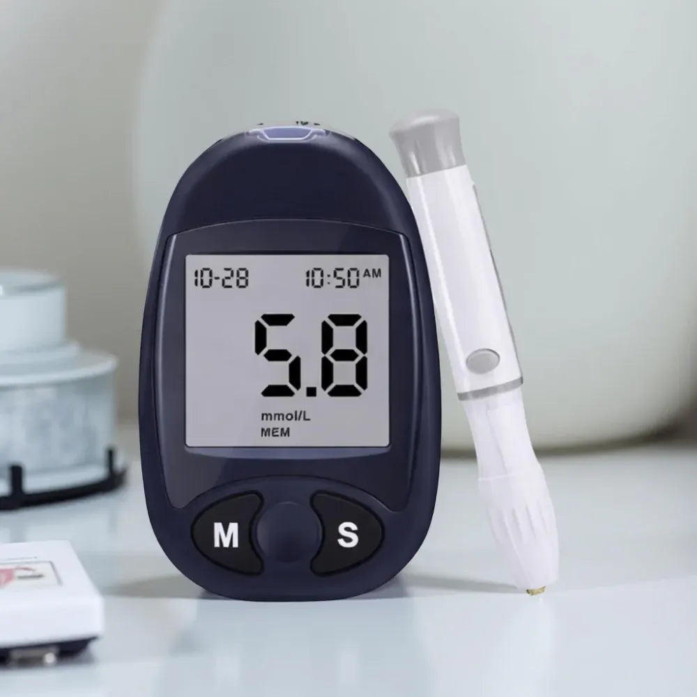 Blood Glucose Test Meter Kit with Sugar Level Monitor