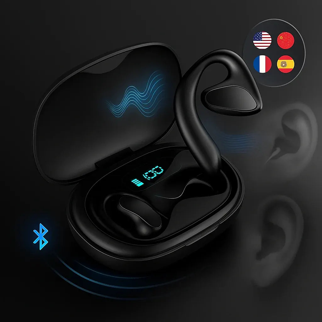 Bluetooth Earbuds with Real-Time Voice Translation Feature