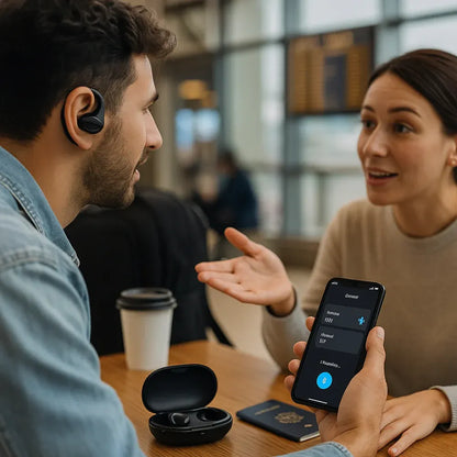 Bluetooth Earbuds with Real-Time Voice Translation Feature