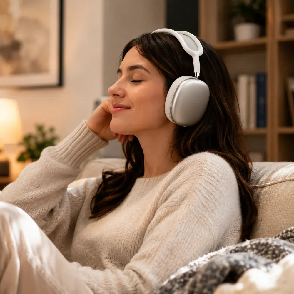 Bluetooth Over-Ear Wireless Headphones with Noise Reduction