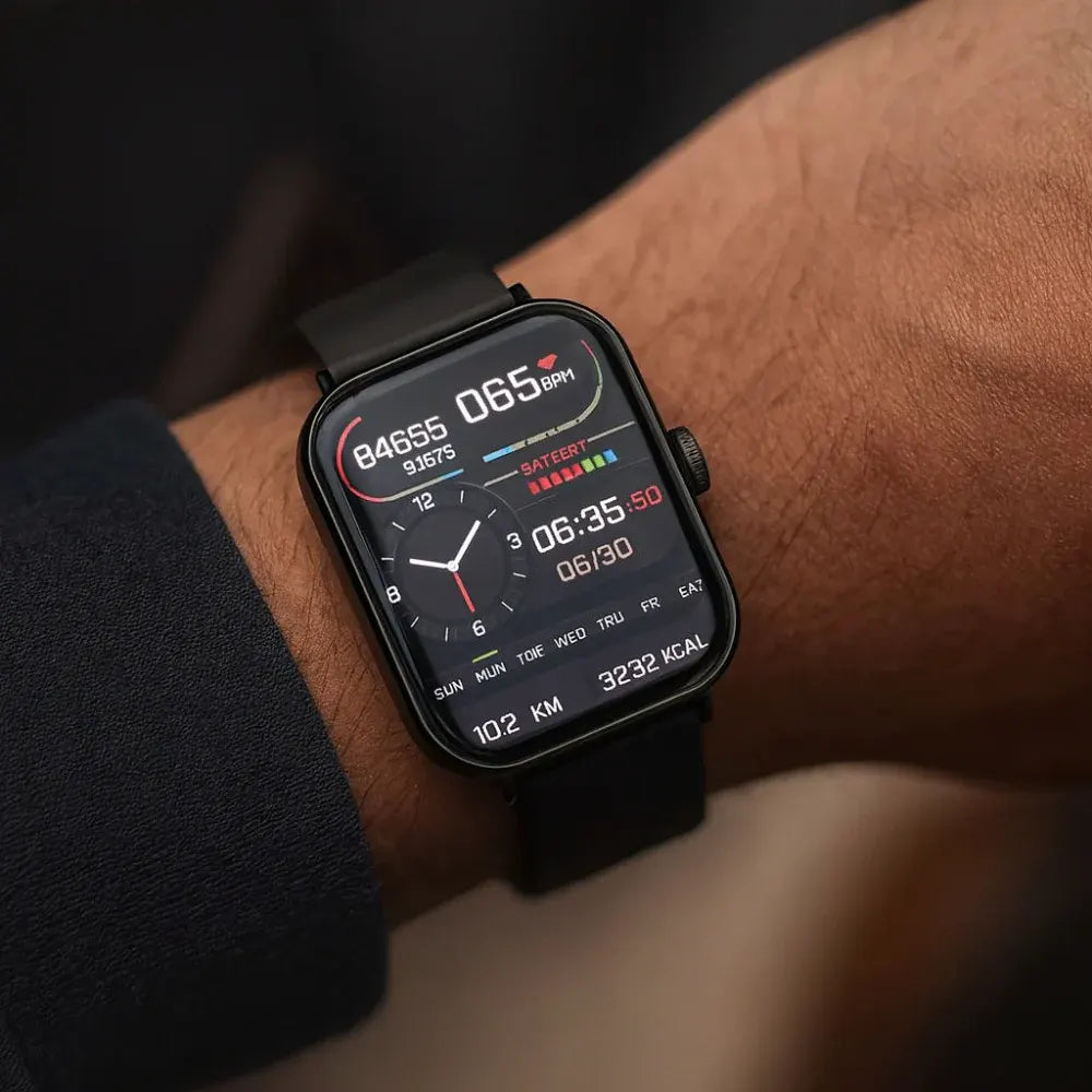 Bluetooth Smartwatch with Health Monitoring & Call Function