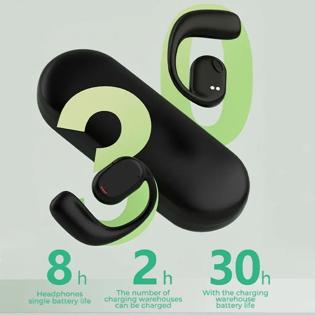 Bone Conduction Open-Ear Bluetooth Sports Earphones Wireless