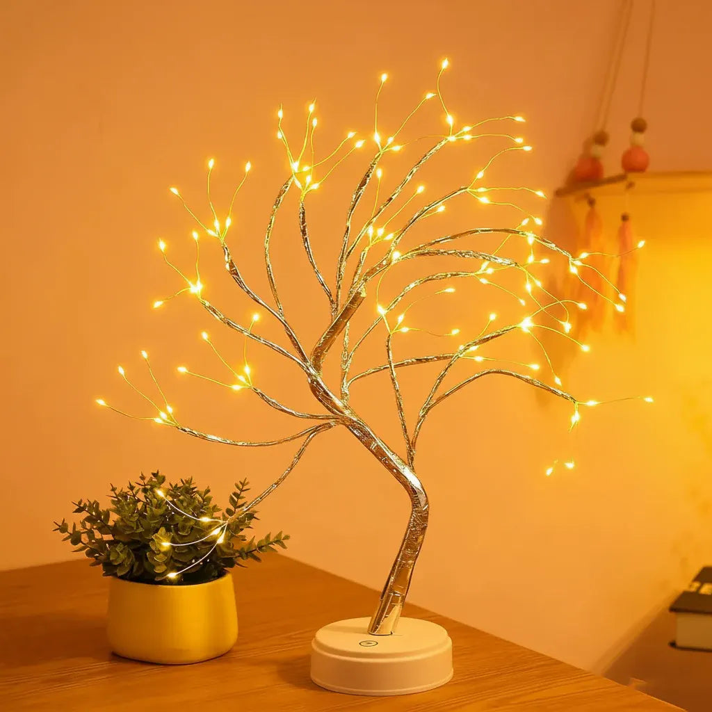 Bonsai Tree LED Table Lamp Decorative Cozy Ambient Home Accent Light
