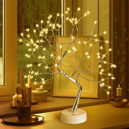 Bonsai Tree LED Table Lamp Decorative Cozy Ambient Home Accent Light