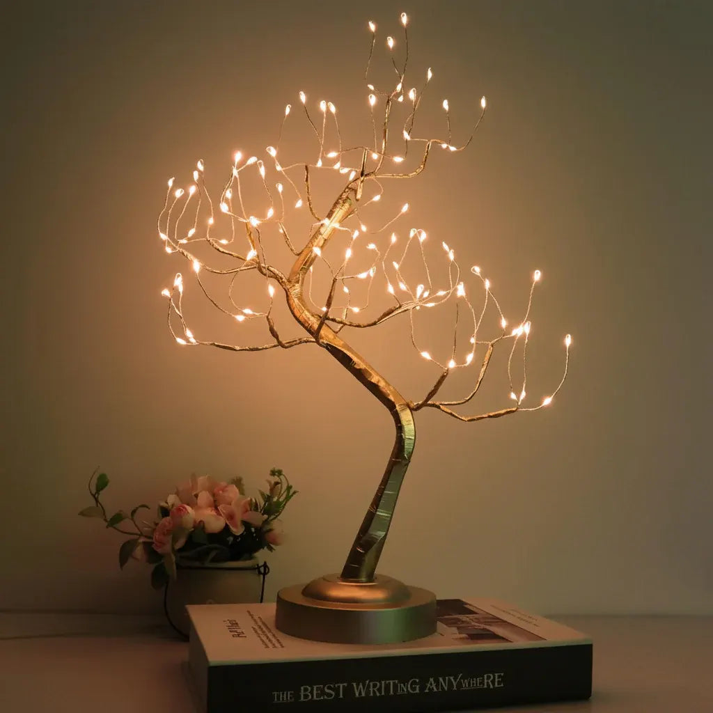 Bonsai Tree LED Table Lamp Decorative Cozy Ambient Home Accent Light