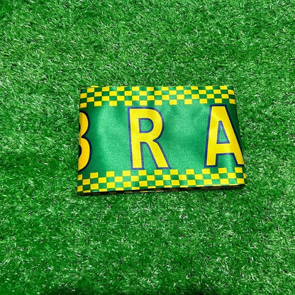 Brazil National Flag Fringed Football Fan Scarf - World Cup Edition