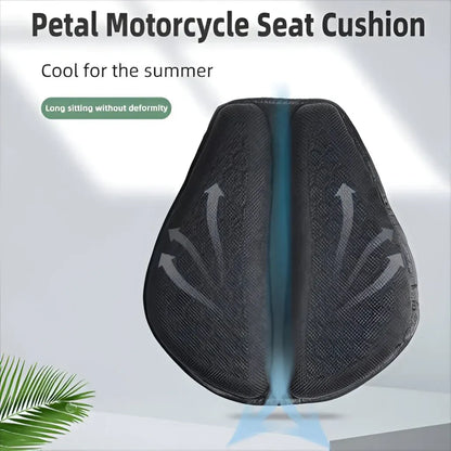 Breathable Honeycomb Motorcycle Seat Pad for All-Day Riding Comfort