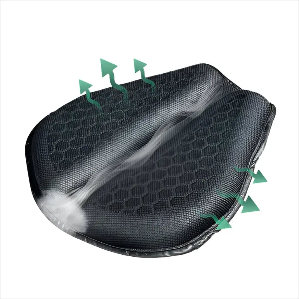 Breathable Honeycomb Motorcycle Seat Pad for All-Day Riding Comfort
