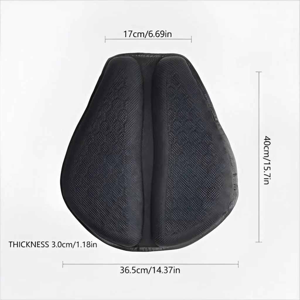 Breathable Honeycomb Motorcycle Seat Pad for All-Day Riding Comfort