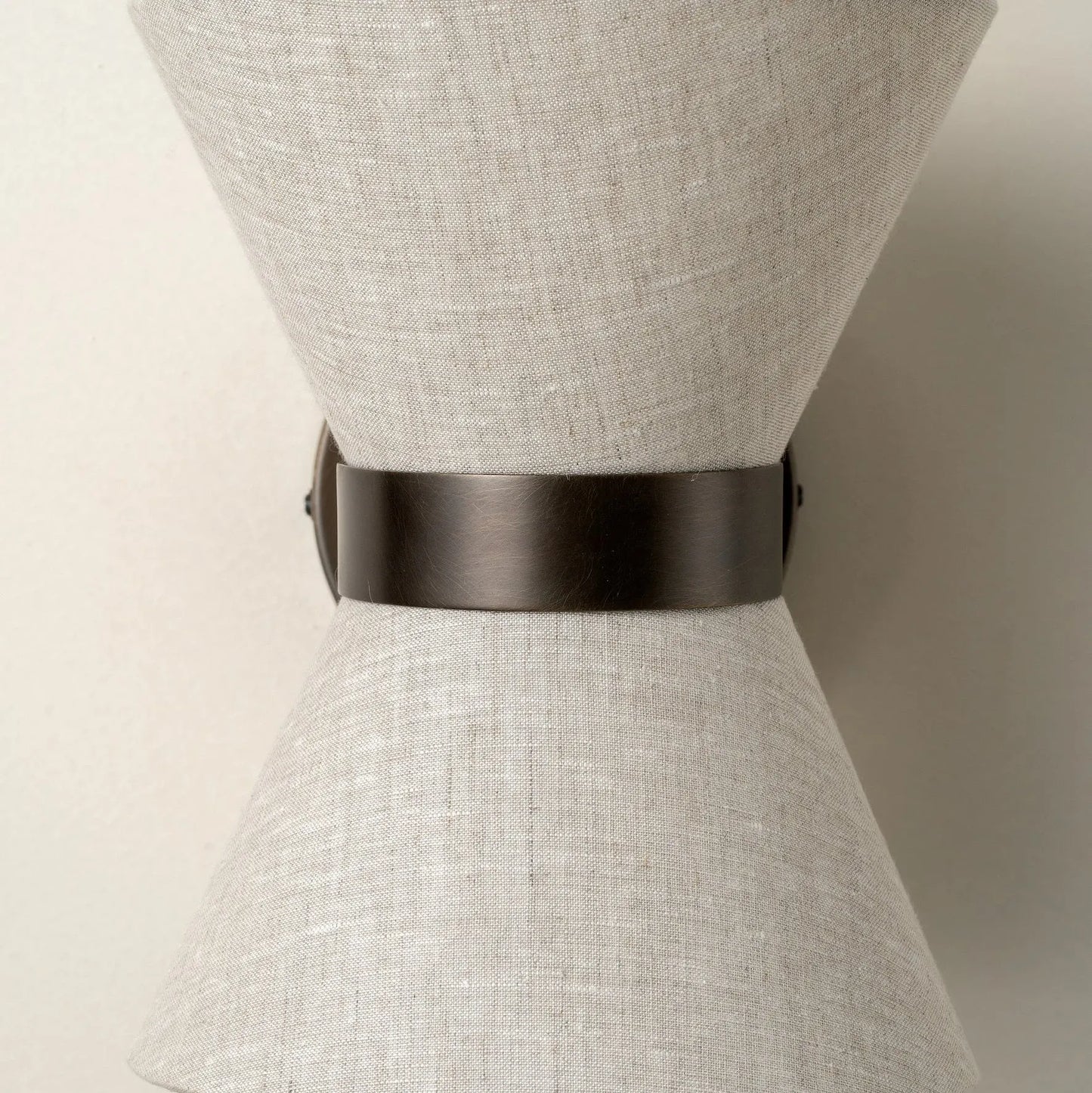 Bronze & Linen Wall Sconce | Timeless Contemporary Design