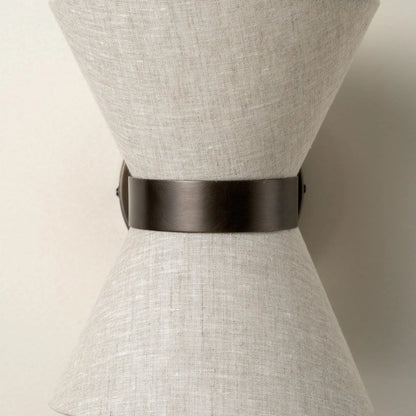 Bronze & Linen Wall Sconce | Timeless Contemporary Design