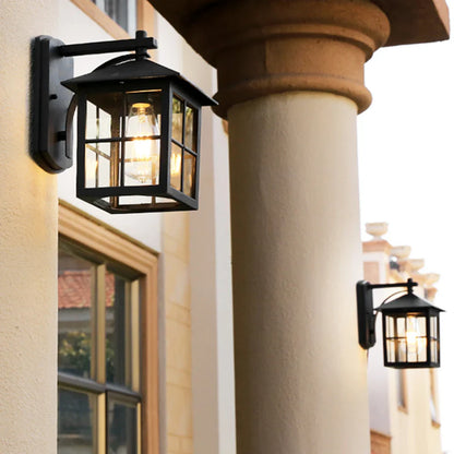 Camden Outdoor Lantern Sconce | Vintage E27 Wall Lamp