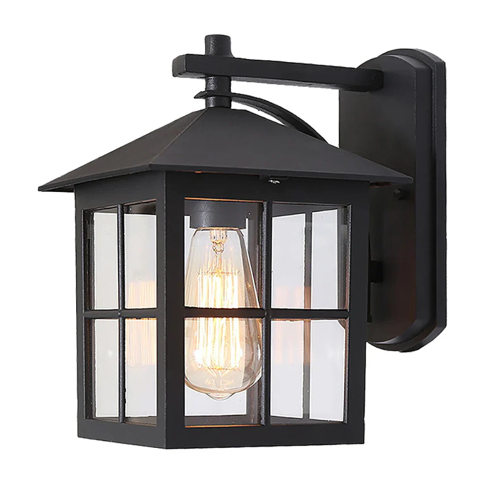 Camden Outdoor Lantern Sconce | Vintage E27 Wall Lamp