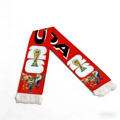Canada World Cup Fan Scarf Hand Washable Sports Team Flag Wrap