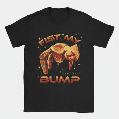 Casual Graphic Tee with Funny Rocket Space Print Design