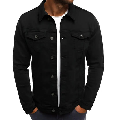 Casual Lightweight Men's Button-Front Outerwear Jacket