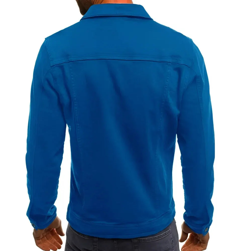 Casual Lightweight Men's Button-Front Outerwear Jacket