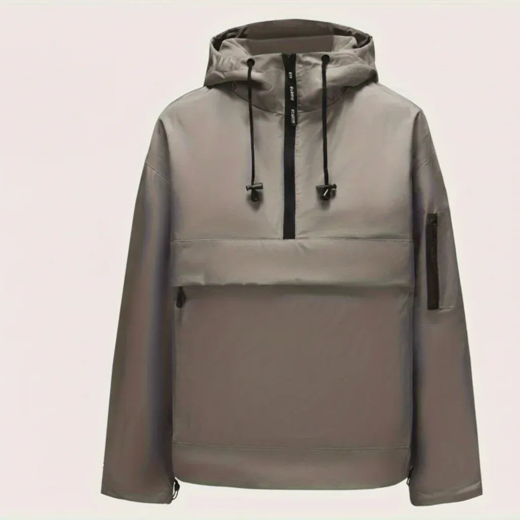 Casual Zip-Up Hoodie with Pockets