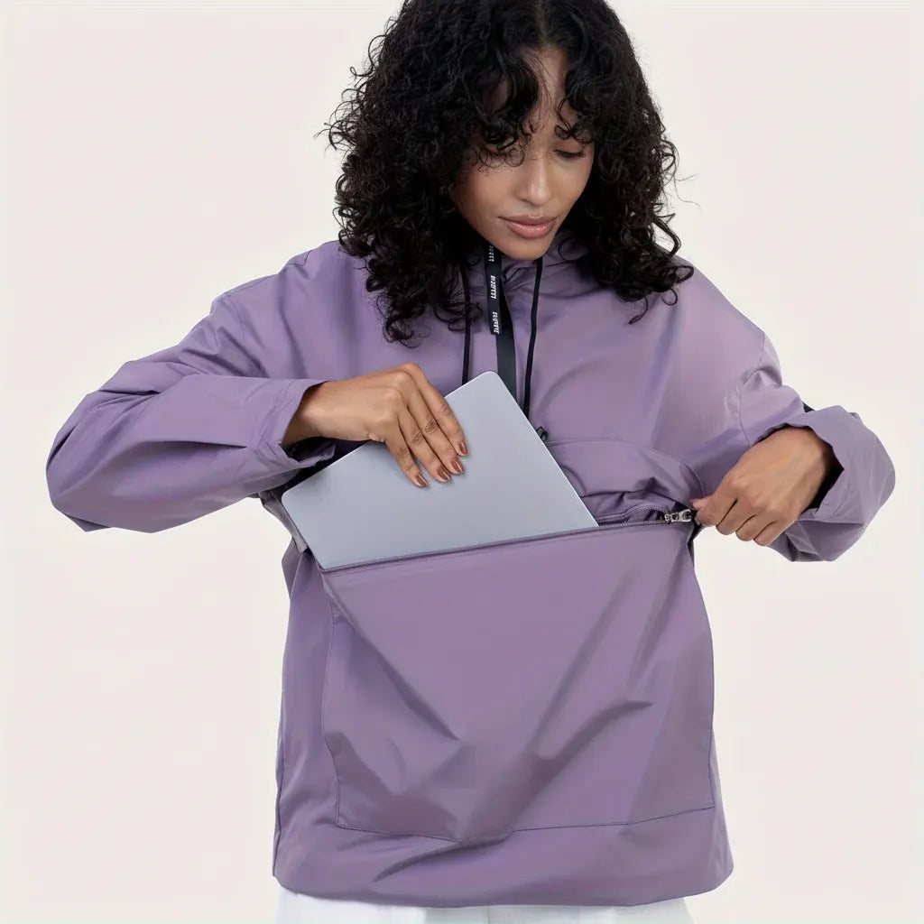 Casual Zip-Up Hoodie with Pockets