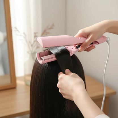 Ceramic Double Barrel Hair Waver Curling Iron Styling Tool