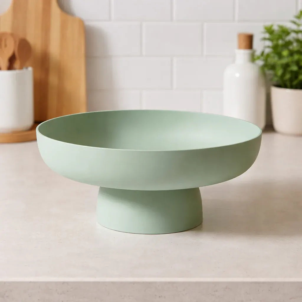 Ceramic Fruit Basket for Kitchen Counter Storage & Decor