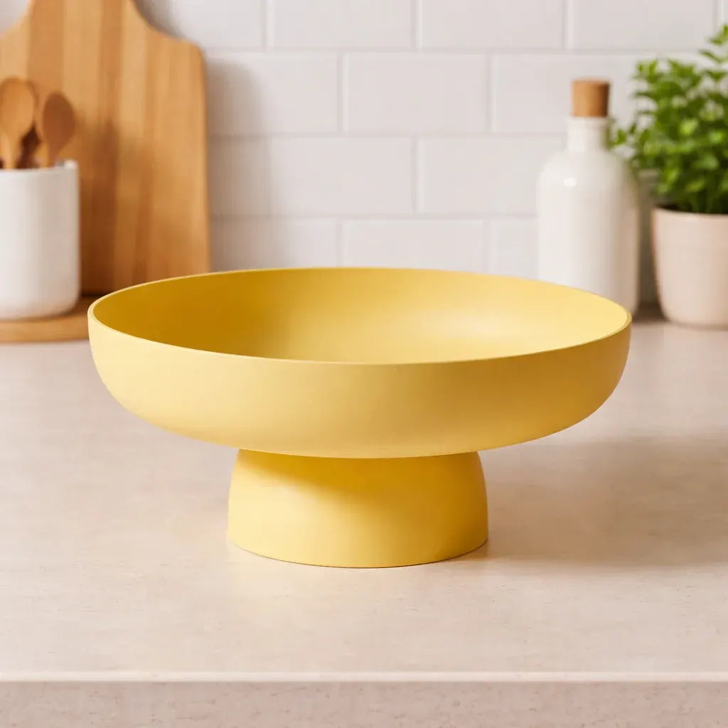 Ceramic Fruit Basket for Kitchen Counter Storage & Decor