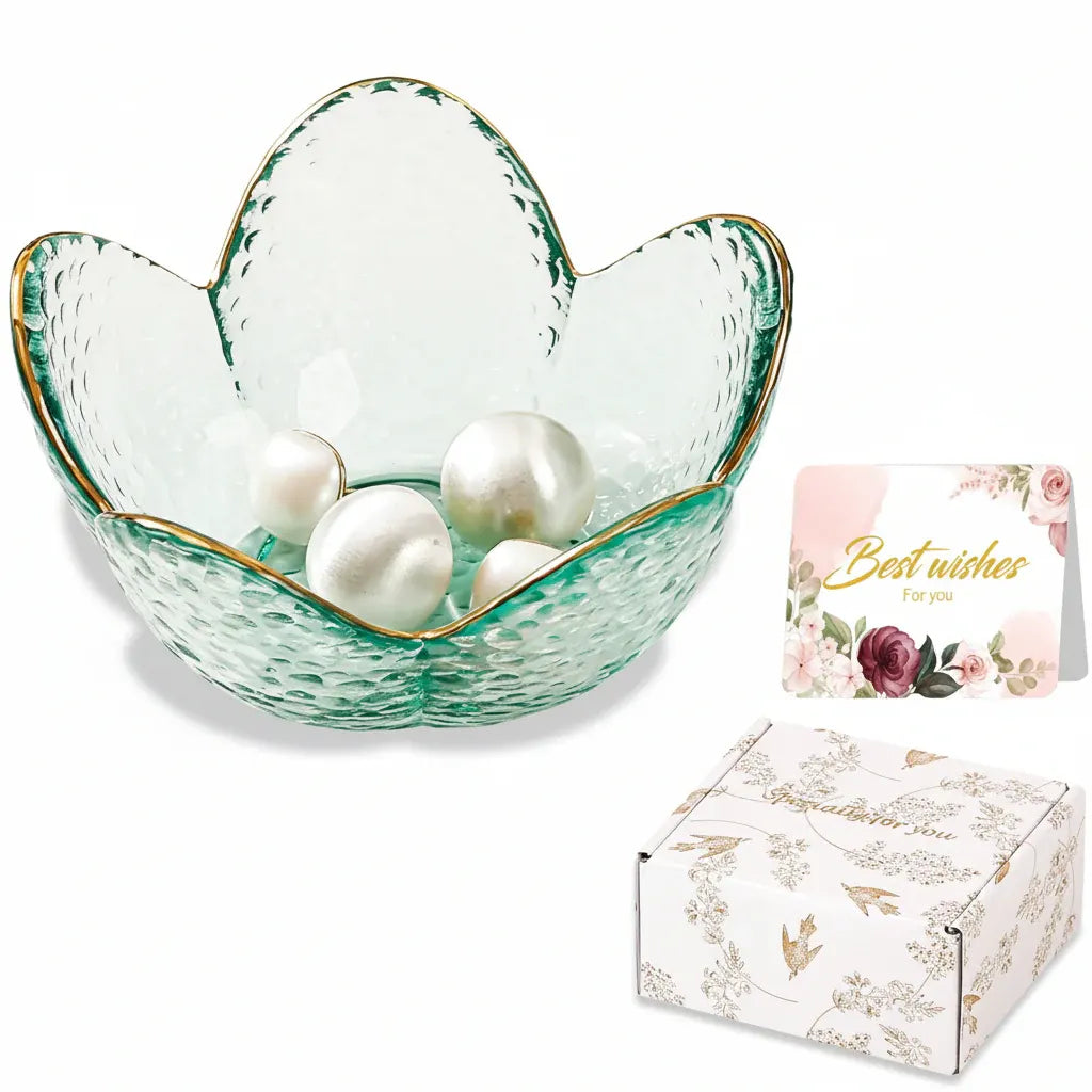 Ceramic Ring Holder Tray with Floral Design - Mother's Day Jewelry Dish Gift