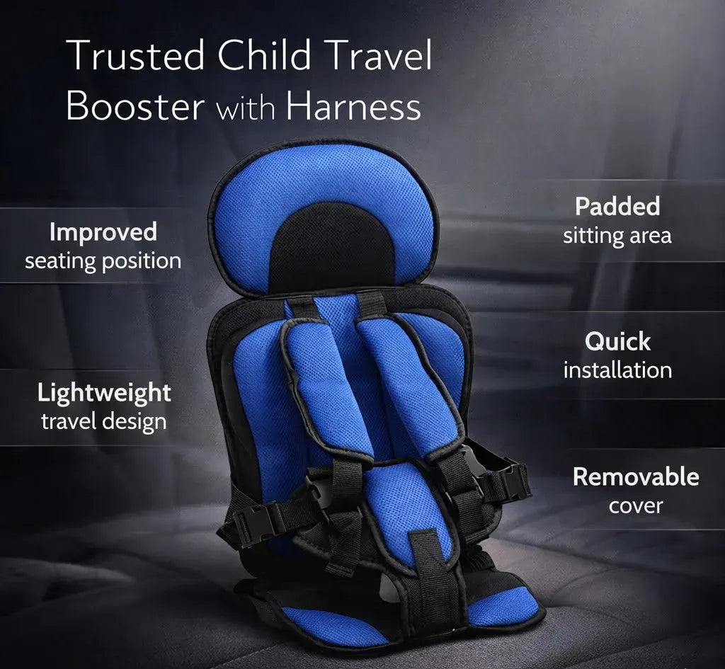 Child Safety Booster Cushion for Car Travel Seat
