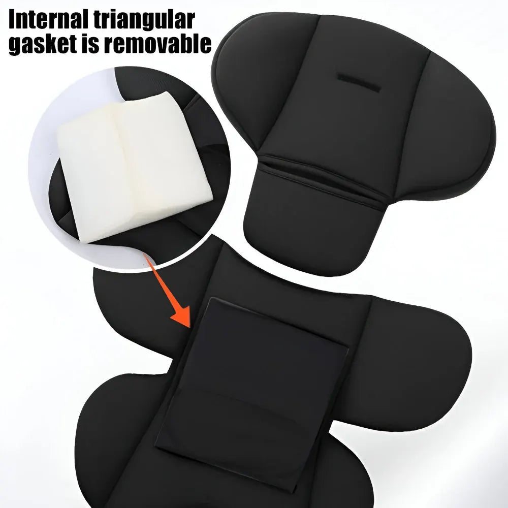 Child Travel Seat Cushion with Support Pad Insert