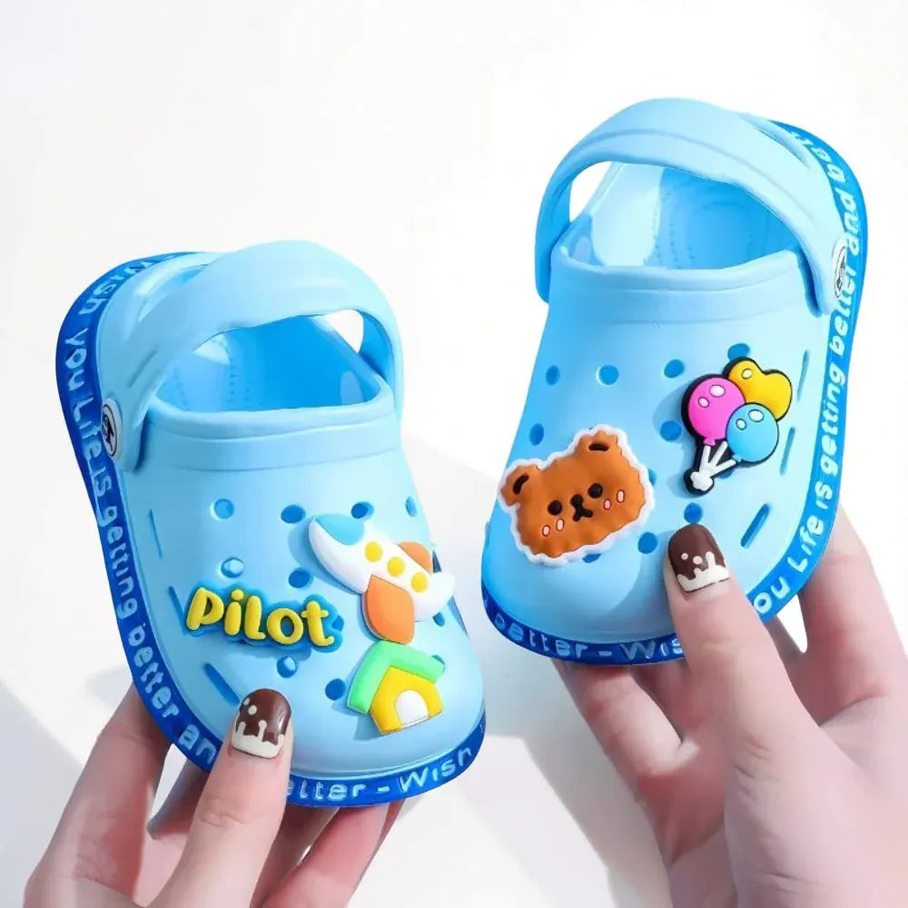Children's Cartoon Garden Clogs Slip-On Sandals for Toddlers