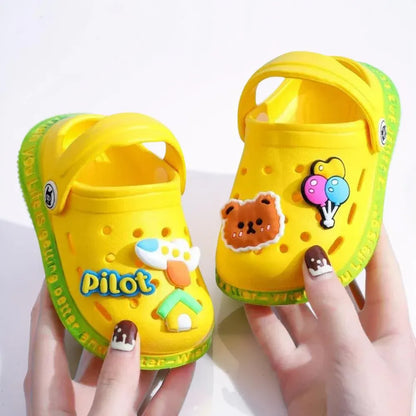 Children's Cartoon Garden Clogs Slip-On Sandals for Toddlers