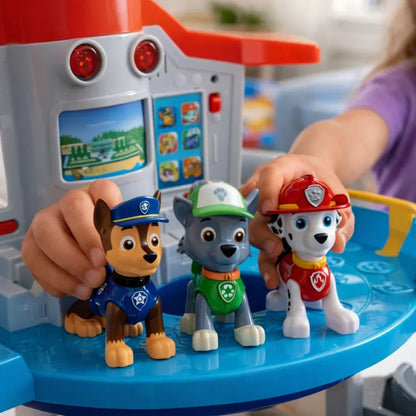 Children's Slide Tower Track Playset with Toy Vehicles
