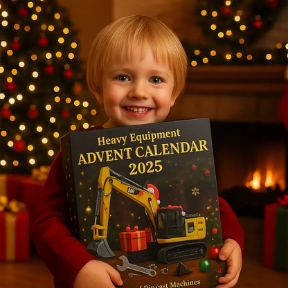 Christmas Countdown Calendar with Die Cast Construction Vehicles