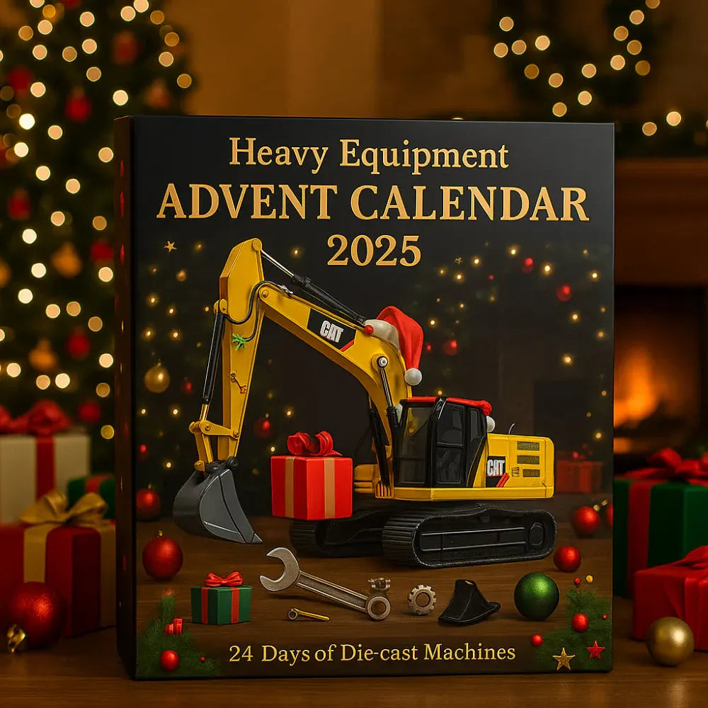 Christmas Countdown Calendar with Die Cast Construction Vehicles