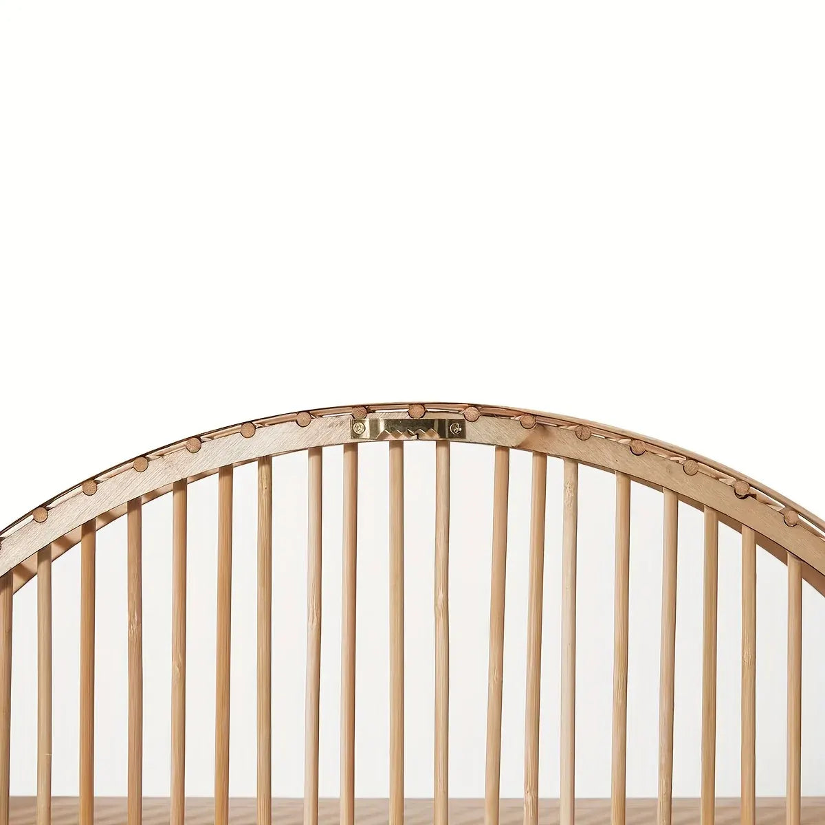 Circular Bamboo Floating Shelf | Handmade Boho Wall Organizer