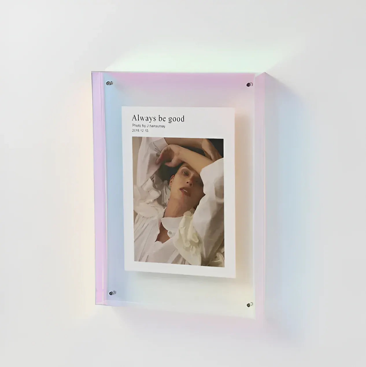 Clear Acrylic Picture Frame – Modern Minimalist Photo Display