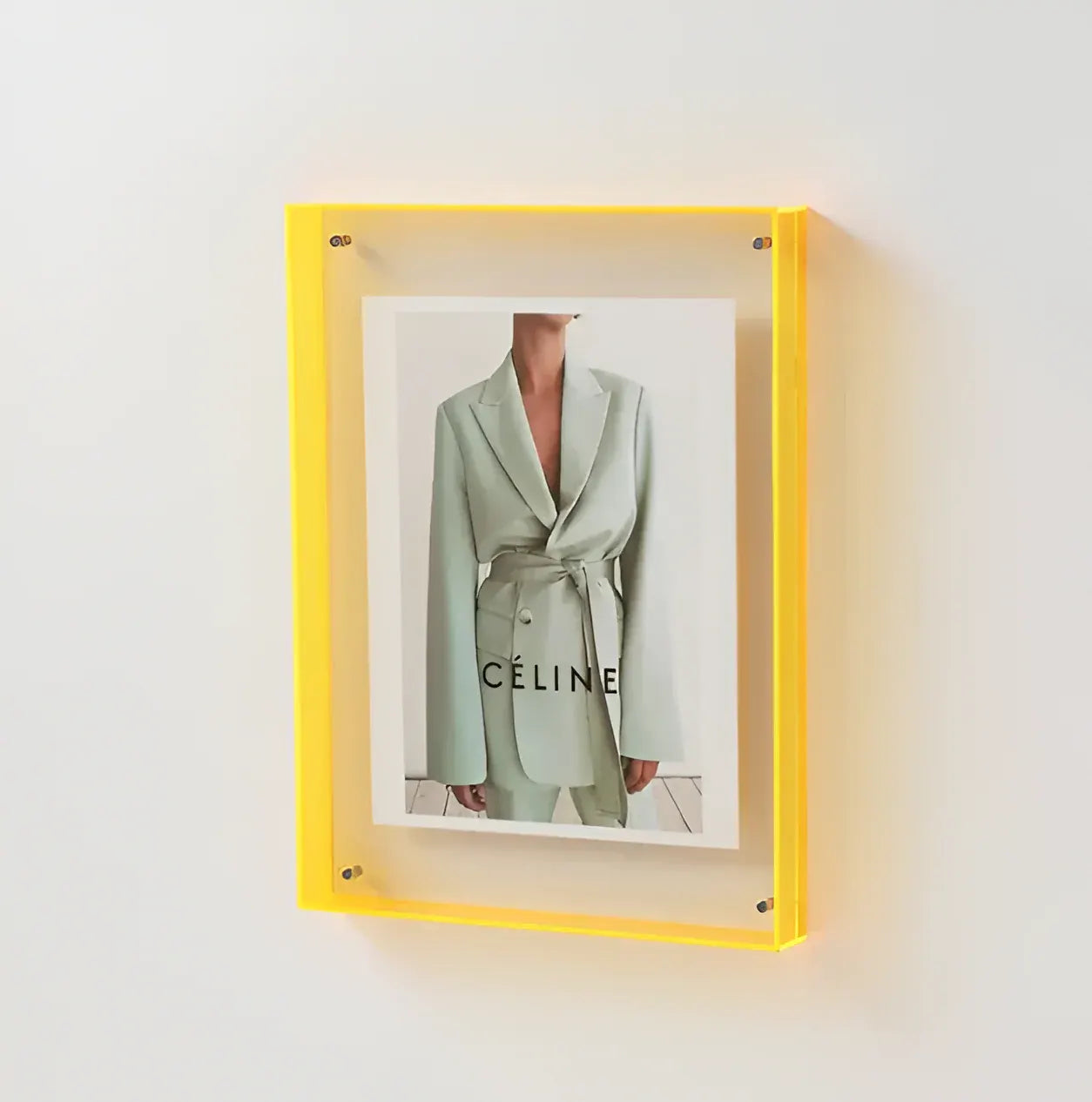 Clear Acrylic Picture Frame – Modern Minimalist Photo Display
